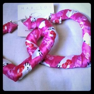 Custom wrapped earning  (hello kitty )