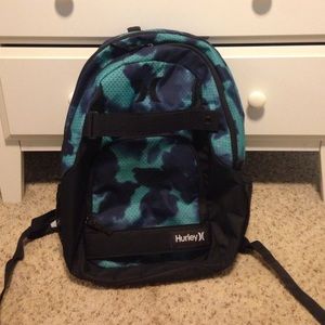 blue tie dye backpack
