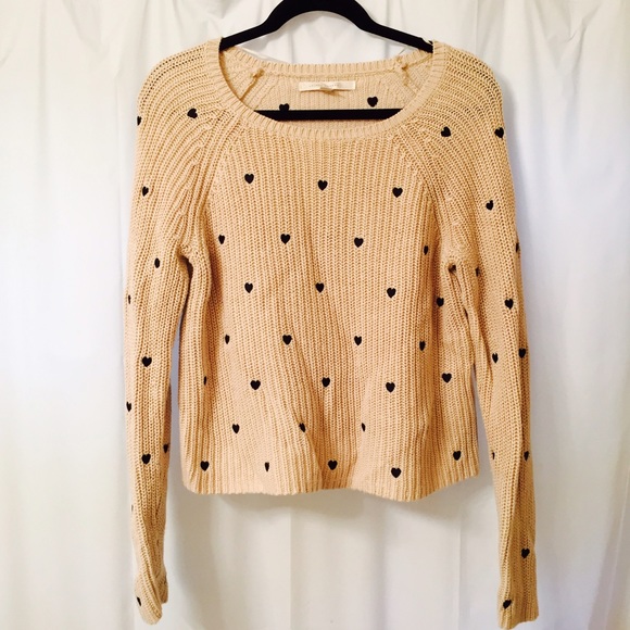 Lauren Conrad Heart Sweater - Picture 1 of 2
