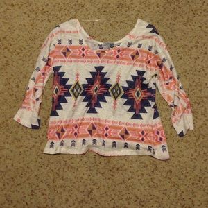 tribal light sweater
