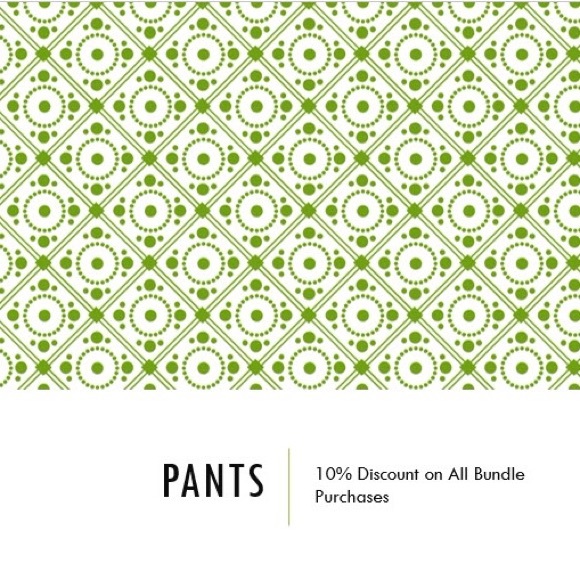 Pants from a variety of brands