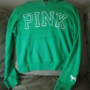 Green PINK hoodie