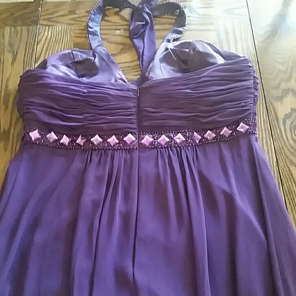 Purple (plum) bridesmaid dress - Picture 3 of 4