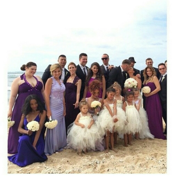 Purple (plum) bridesmaid dress - Picture 4 of 4