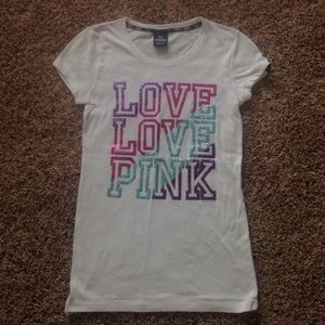 Victoria's Secret Pink Sparkly T-Shirt