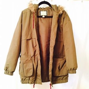 Forever 21 Army Green Parka