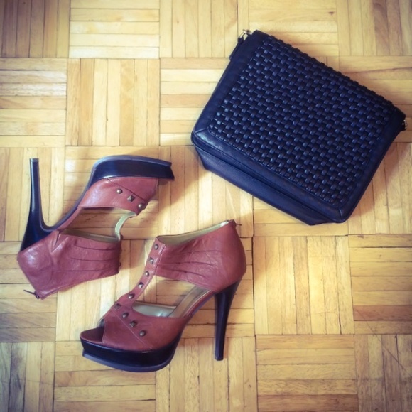 Brown heels
