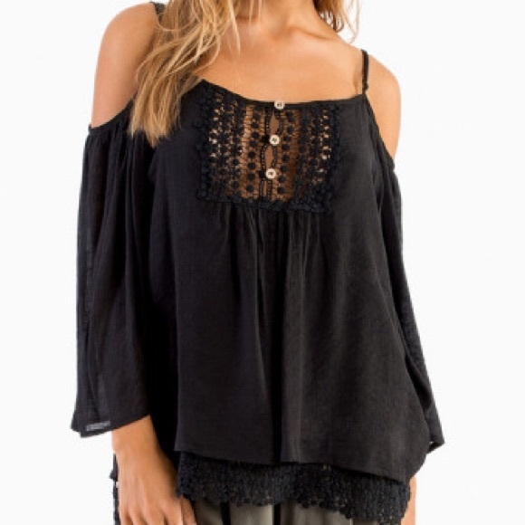Black Tobi Blouse
