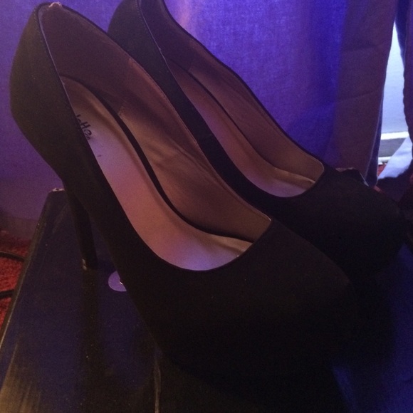 Black Suede Heels