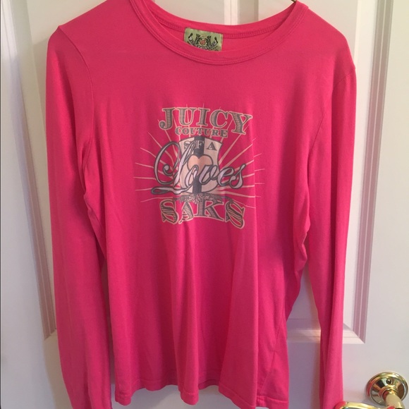 Juicy couture long sleeve t shirt featured at Saks