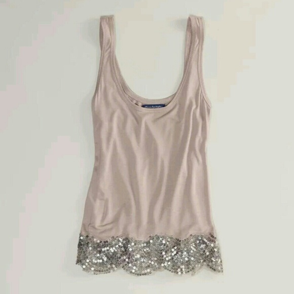 American Eagle Sequin Tank
