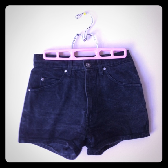 Black High-Waisted Vintage Levi's Shorts