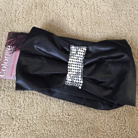 Black makeup bag