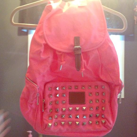 PINK Victoria's Secret Handbags - VS Pink Studded Backpack