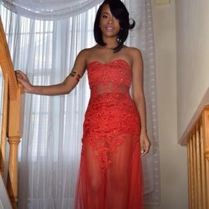 custom made prom dress