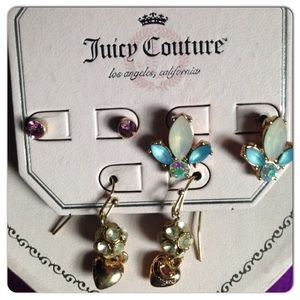 JUICY COUTURE! 3 Pairs Earrings 💎