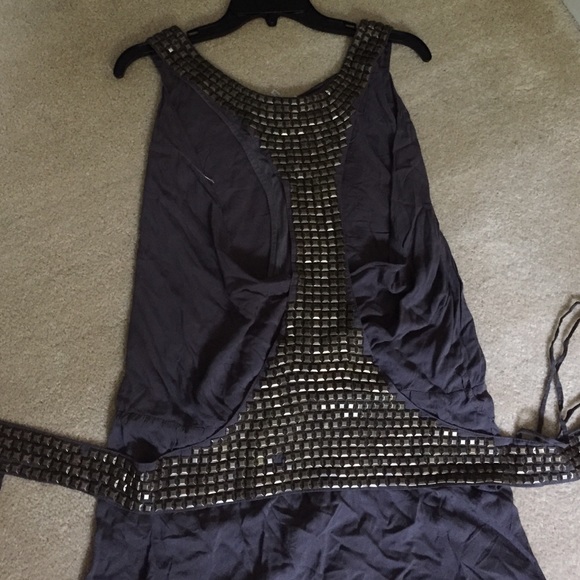 🚫🚫SOLD🚫Studded Vest Racerback Mini Dress Large