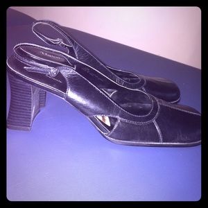 Dressy black shoes. Cute for work! Size 12M