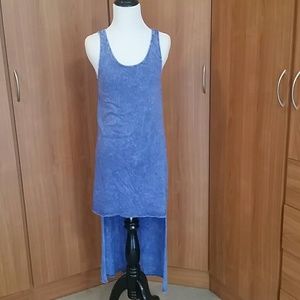 *Sold* Acid wash hi-lo sleeveless dress