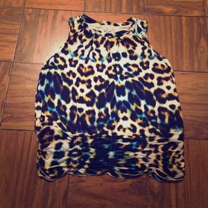Leopard Sleeveless Blouse