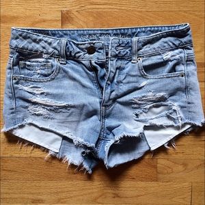High rise shorts