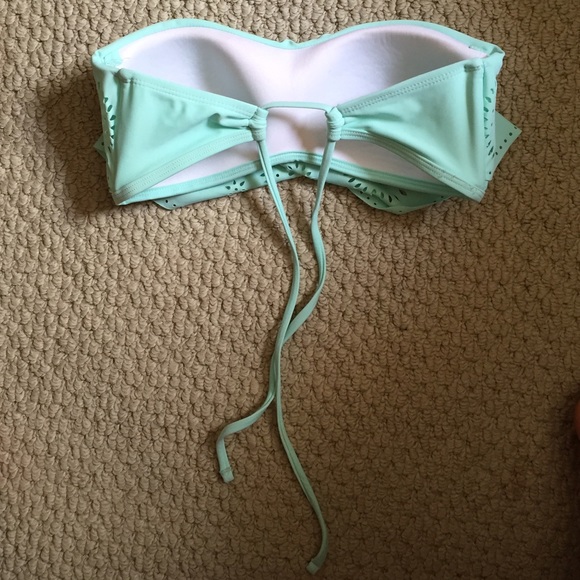 xhilaration bandeau swim top - Picture 2 of 4