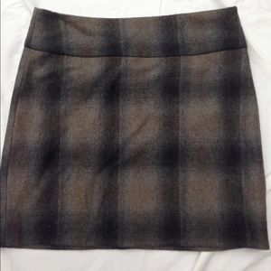 The Limited Plaid Miniskirt