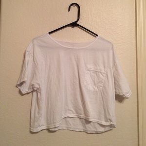 American apparel white tee!