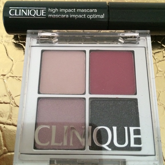 Clinique set eyeshadow & high impact mascara