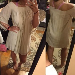 Off the shoulder indie/hippy dress💕