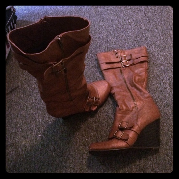 Tan boots - Picture 1 of 2