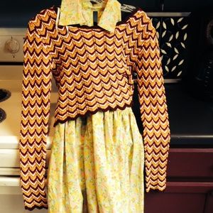 Mink pink xs crop sweater