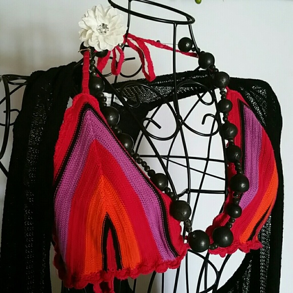 Crochet bikini top *Banana Republic* NWT