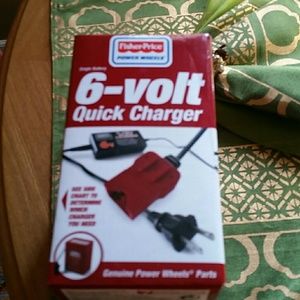 Fisher Price Power wheels 6 volt quick charger