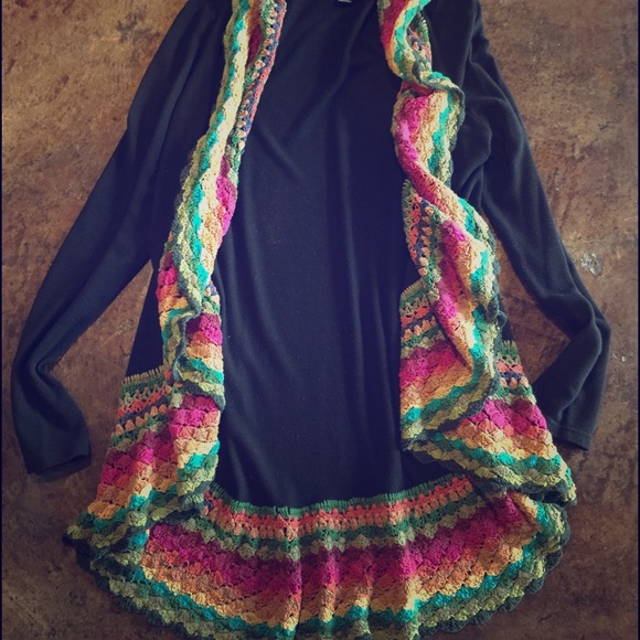 Cardigan w/ Crochet Edge