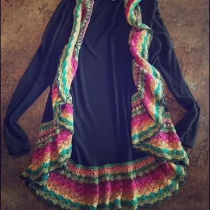 Cardigan w/ Crochet Edge