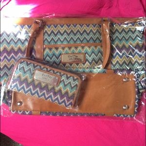 Purse and matching wallet set