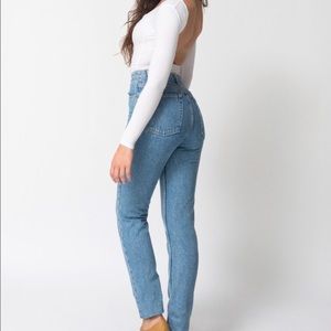 American Apparel High Waist Jeans