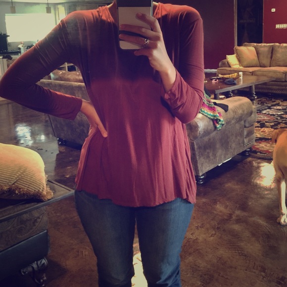 Rust Long Sleeve top