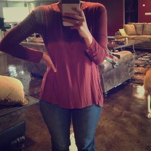 Rust Long Sleeve top