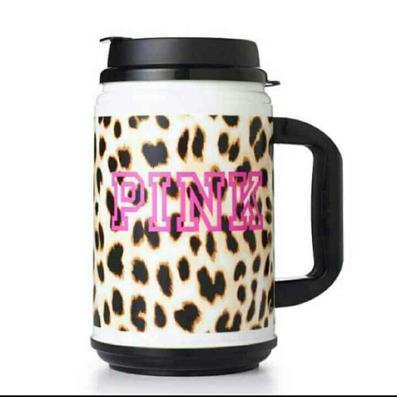 NWT vs victoria's secret pink leopard chug mug