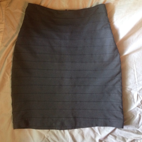 Express Grey Skirt