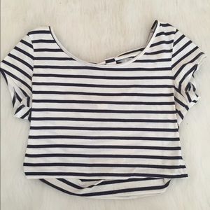 STRIPED CROP TOP!!