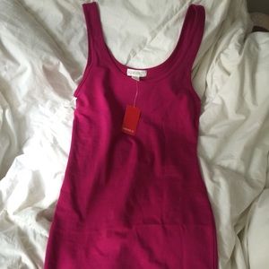 NWT Forever 21 Fuchsia Body con Tank Dress