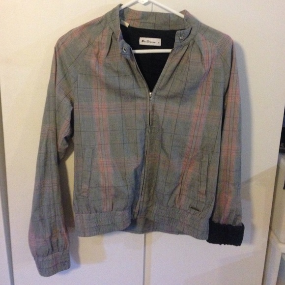 Ben Sherman Plaid Members Only Jacket