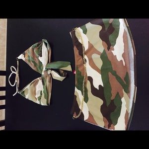 Guess Army Bathing Suit