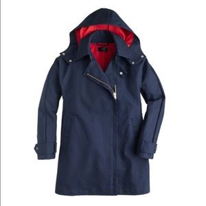 NWT Jcrew Swing Trench coat - XS