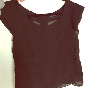 Sheer Layered Top