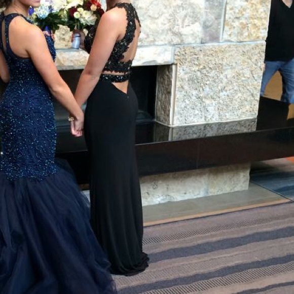 Two piece black dress! - Picture 2 of 4