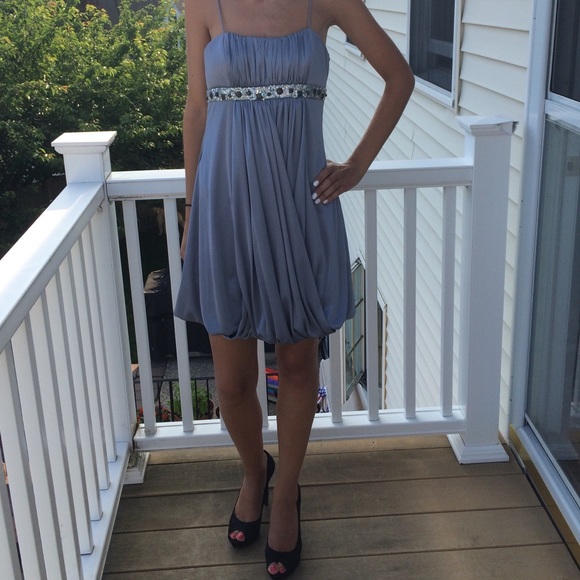 Morgan & Co. Dresses & Skirts - SOLD! Silver formal dress